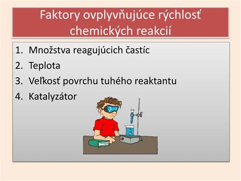 Infografika znázorňujúca vplyv teploty na rýchlosť chemickej reakcie