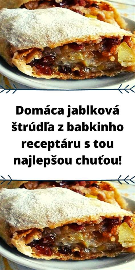 Domáca štrúdľa z nátierkového masla