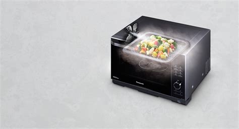 Interiér kombinovanej parnej rúry Panasonic
