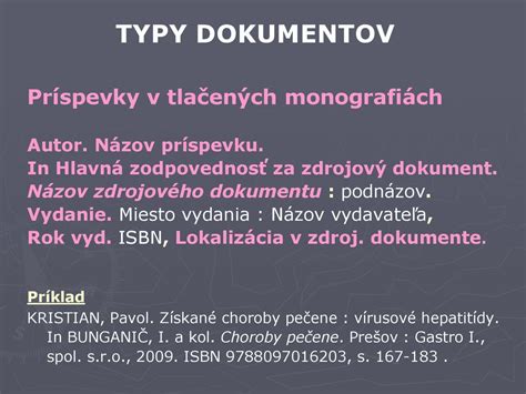 Príklad štruktúry dokumentu s prílohami