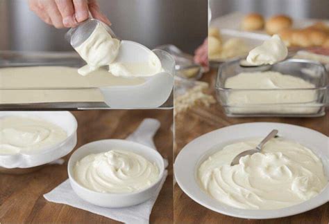 grafika znázorňujúca správny postup pridávania smotany do polievky