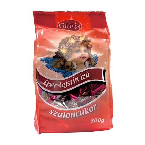Ilustrácia nepečených gaštanových jazýčkov s jahodovou príchuťou