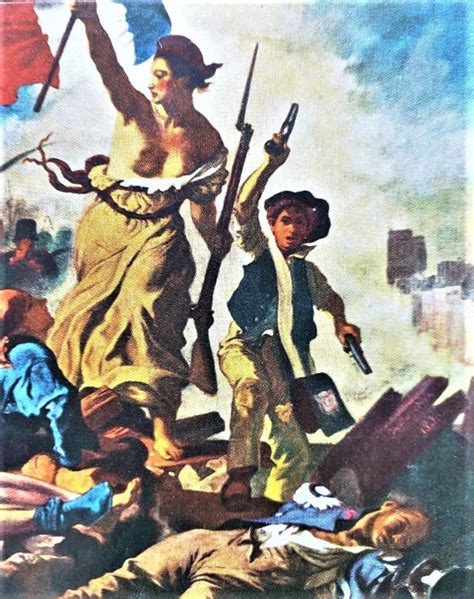 Sloboda vedie ľud na barikády od Eugèna Delacroixa