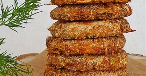 Zeleninové fašírky pripravené na plechu