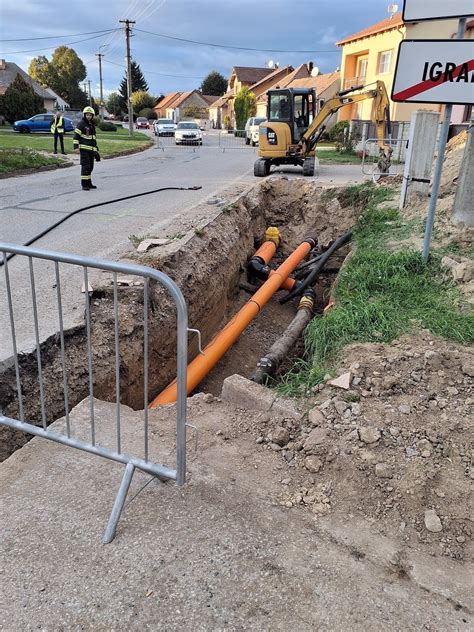 Mechanické poškodenie plynového potrubia