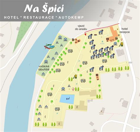 Mapa kempingu Purkmistr