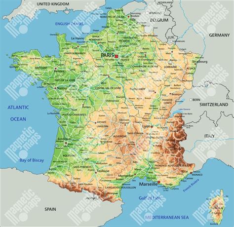Mapa Francúzska s vyznačenými regiónmi produkujúcimi syry