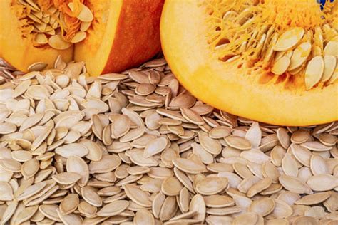 Proces čistenia tekvicových semienok