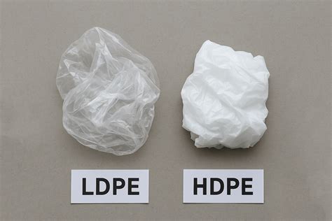 Graf porovnávajúci vlastnosti HDPE a LDPE rúr