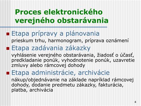 Proces verejného obstarávania