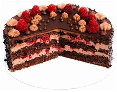 Ilustrácia čokoládovo-orieškovej torty