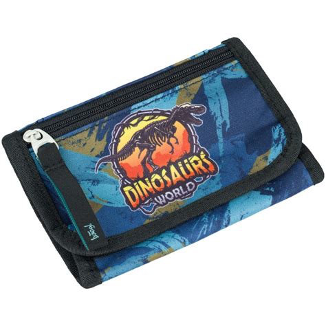 Detská peňaženka na krk s motívom dinosaura