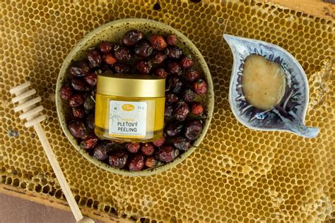 medový peeling