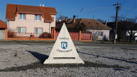 Mapa obce Čierny Brod