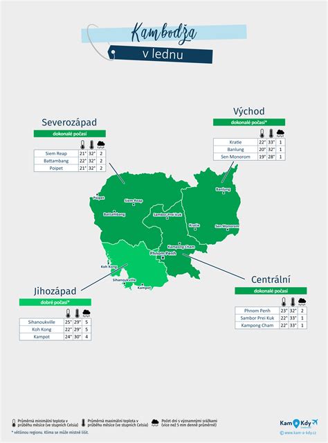 Mapa Kampotu v Kambodži s vyznačenými oblasťami pestovania korenia
