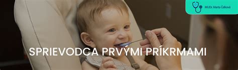 Ilustrácia dojčaťa pri prvých príkrmoch