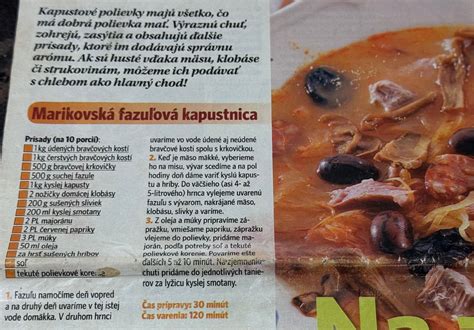Ilustrácia postupov varenia polievky