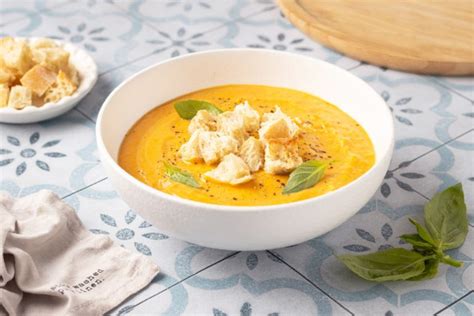 Krémová polievka zo sladkých zemiakov