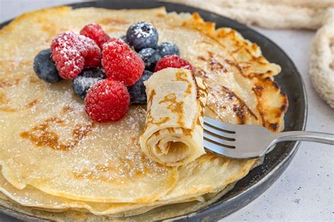 Ingrediencie na francúzske palacinky