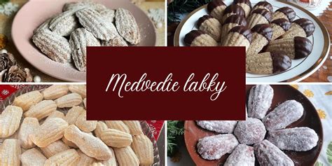 Vianočné pečivo medvedie labky