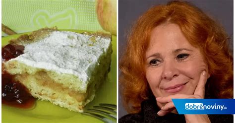Hotový jablkový koláč Kamily Magálovej