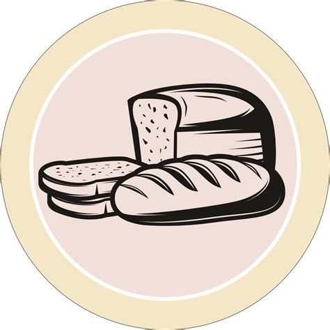 Ilustrácia zložiek chleba