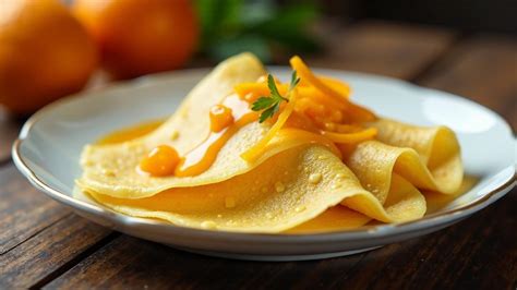 Čerstvé pomaranče a ingrediencie na prípravu Crêpes Suzette