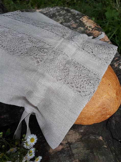 ľanové vrecko na chlieb