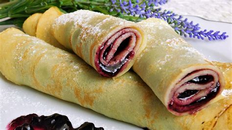 Ilustrácia sladkých plniek pre palacinky