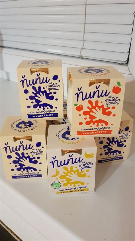 Obaly jogurtov Ňuňu od Malého Gazdu