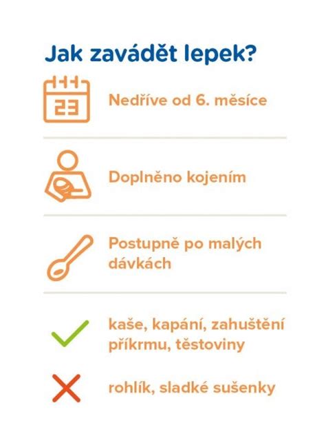 Grafika o zavedení lepku do stravy dojčiat