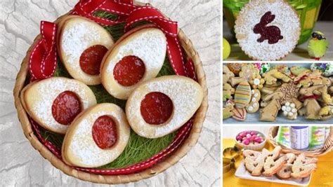 Slané veľkonočné pečivo na tanieri