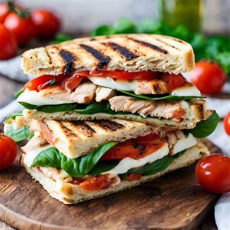 Ingrediencie na Caprese Panini