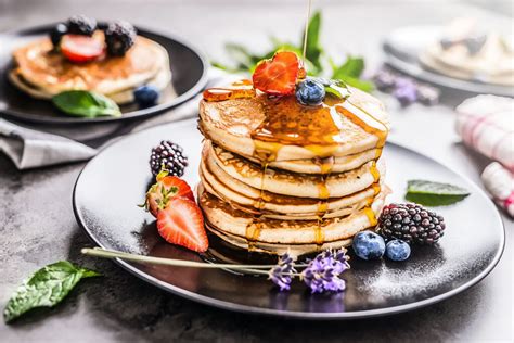 Schéma základných surovín na americké palacinky