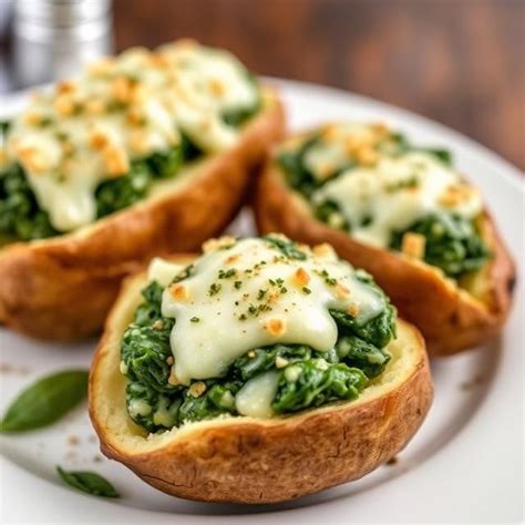 Zemiaky plnené špenátom