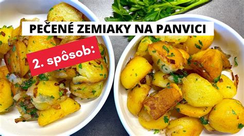 Opekané zemiaky s cibuľkou na panvici