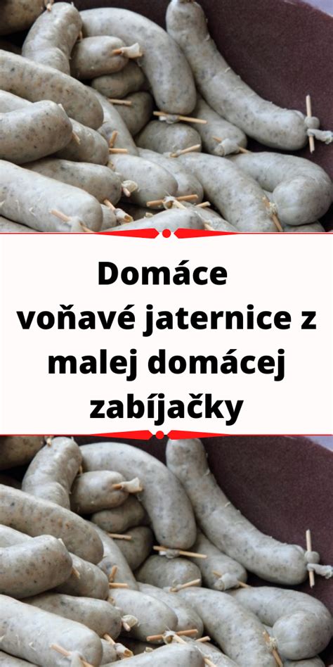hotové domáce jaternice