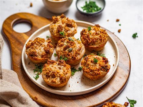 muffiny so syrom a slaninou