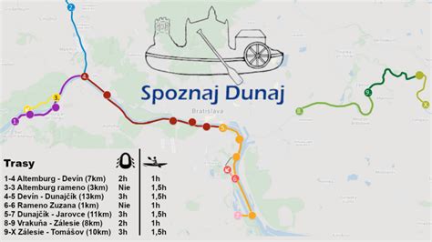 mapa Dunaja a Tiszy