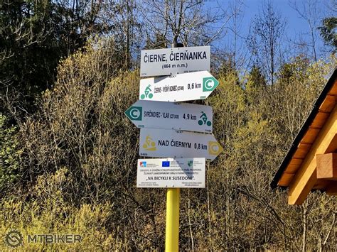 Mapa obce Čierne