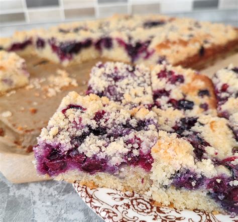 čučoriedkový koláč