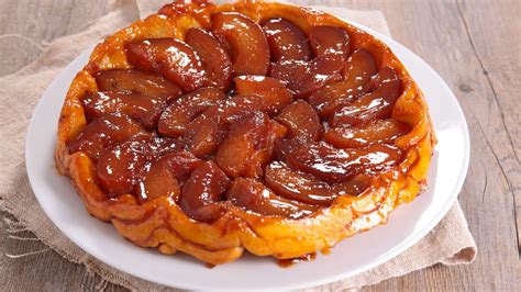 Schéma postupu prípravy Tarte Tatin