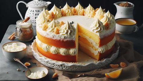Fotografia hotovej jablkovej torty s mascarpone