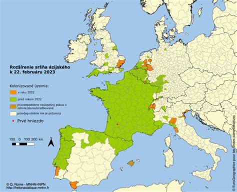 Mapa rozšírenia muchotrávky ružovkastej v Európe