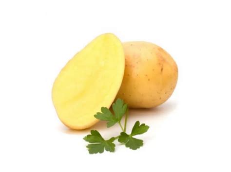 Hľuzy zemiakov Soraya s tmavo žltou dužinou