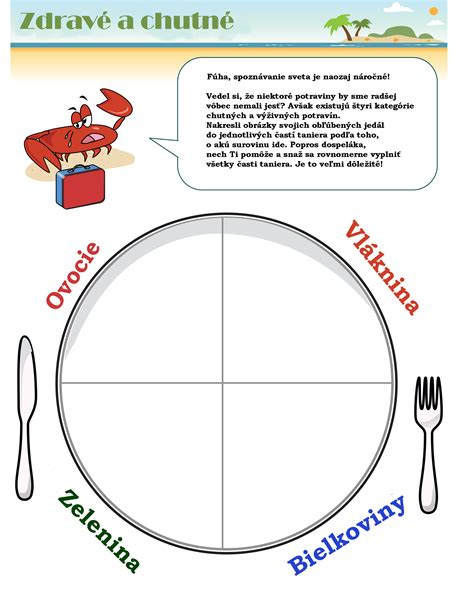 Infografika s príkladom jedálnička pre dieťa