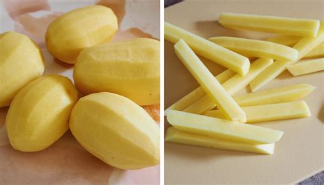 Schéma dvojitého smaženia belgických hranoliek