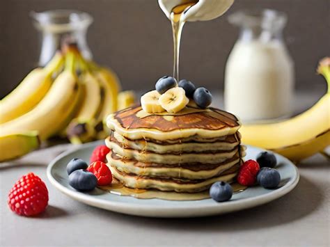 Čerstvé jahody a banánové palacinky
