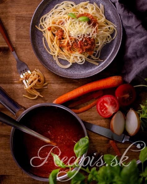 Zložky pre omáčku bolognese