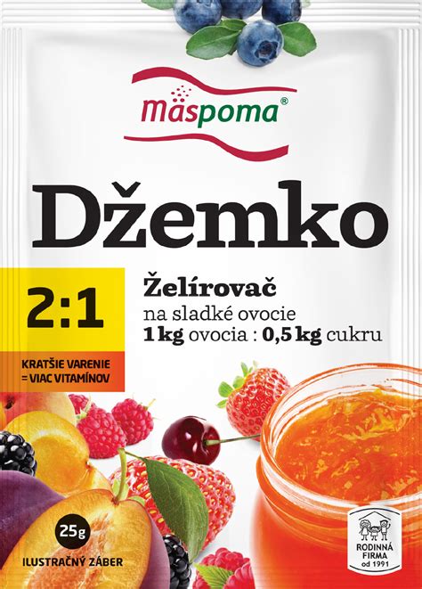 Obal želírovacieho prípravku Džemko 2:1
